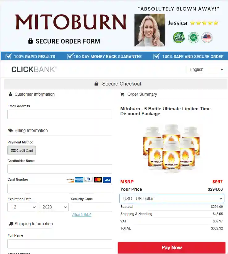 Mitoburn order-page